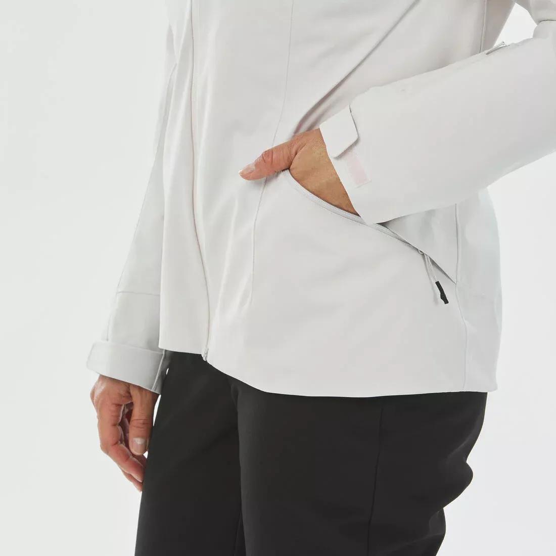 Women Warm Ski Jacket - 500, White, No Color, large image number 14