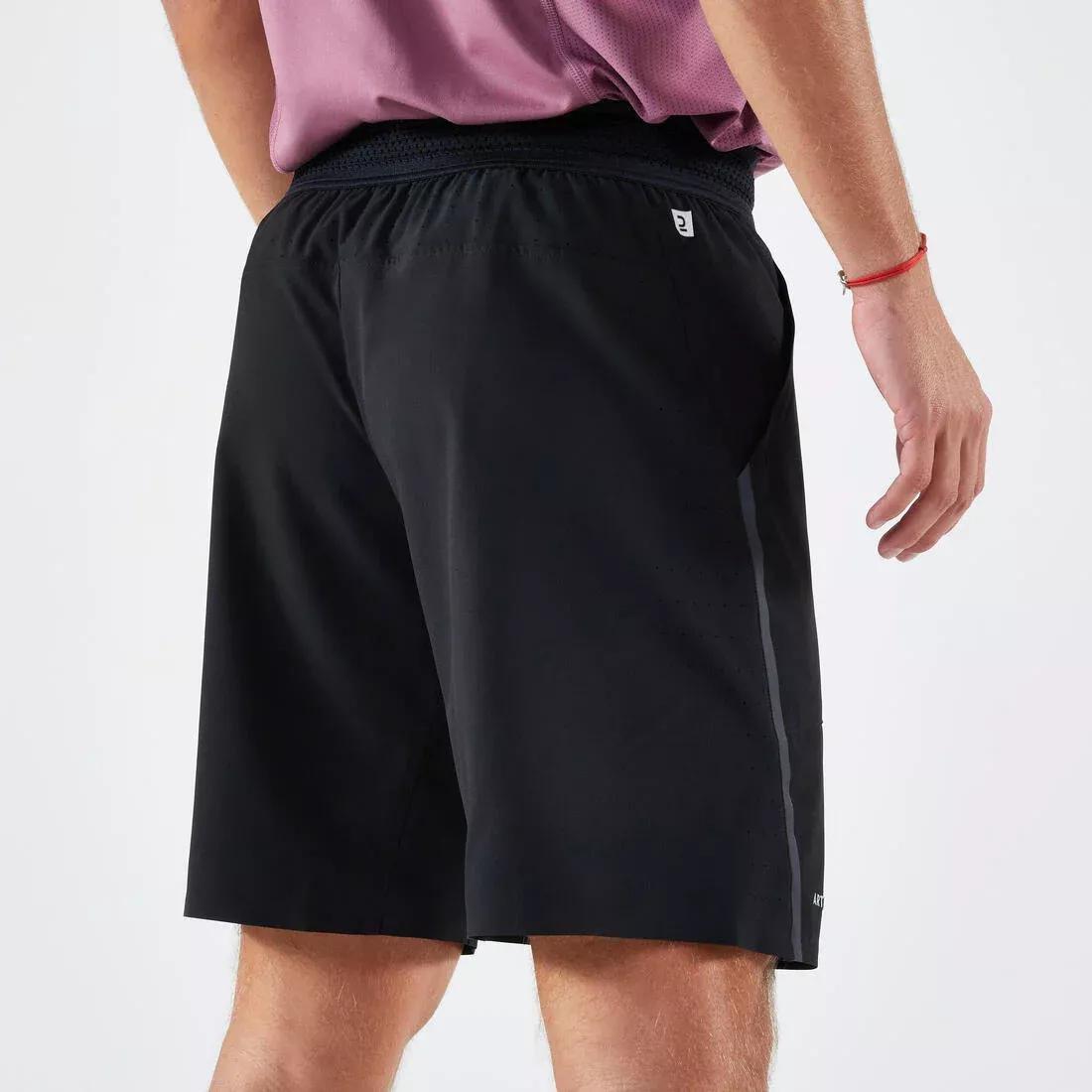 Men Breathable Tennis Shorts - Dry+ Gael Monfils, Black, No Color, large image number 10