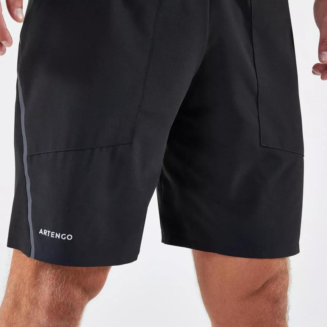 Men Breathable Tennis Shorts - Dry+ Gael Monfils, Black, No Color, large image number 11