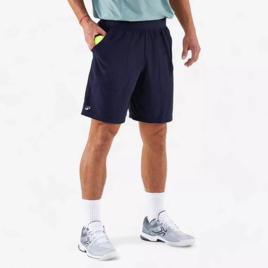 Men Breathable Tennis Shorts - Dry, Blue, No Color, medium