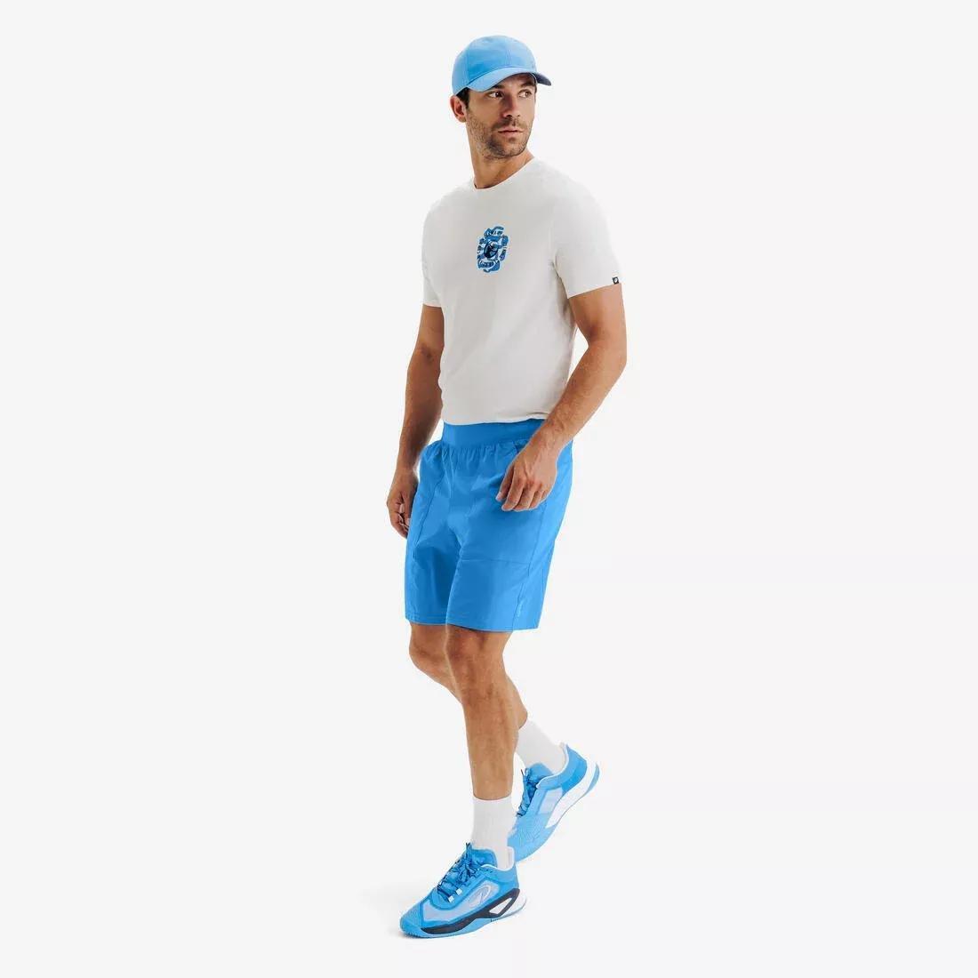 Men Breathable Tennis Shorts - Dry, Blue, No Color, large image number 12