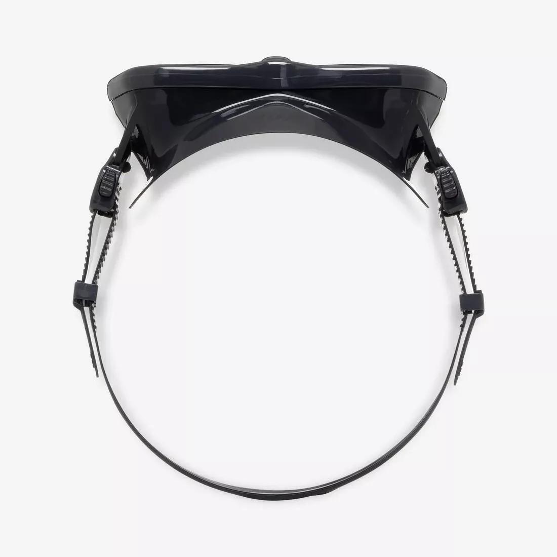 Anti-fog diving mask - MASK 500 DUAL ANTI-FOG, Grey, No Color, large image number 5