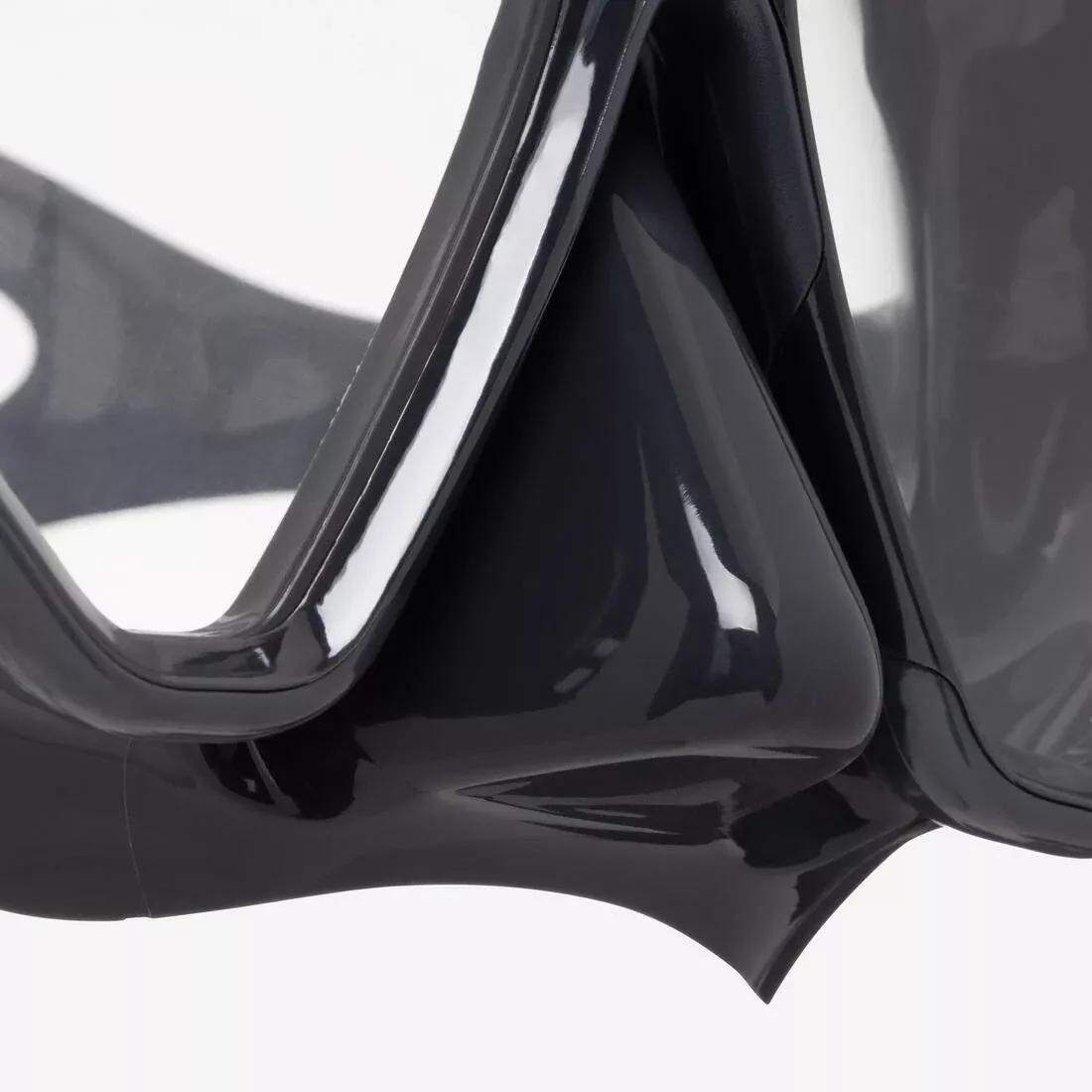 Anti-fog diving mask - MASK 500 DUAL ANTI-FOG, Grey, No Color, large image number 7