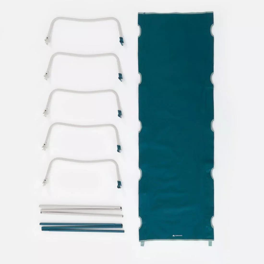 Basic Camping Bed - 60 Cm 1 Person, Green, No Color, large image number 5