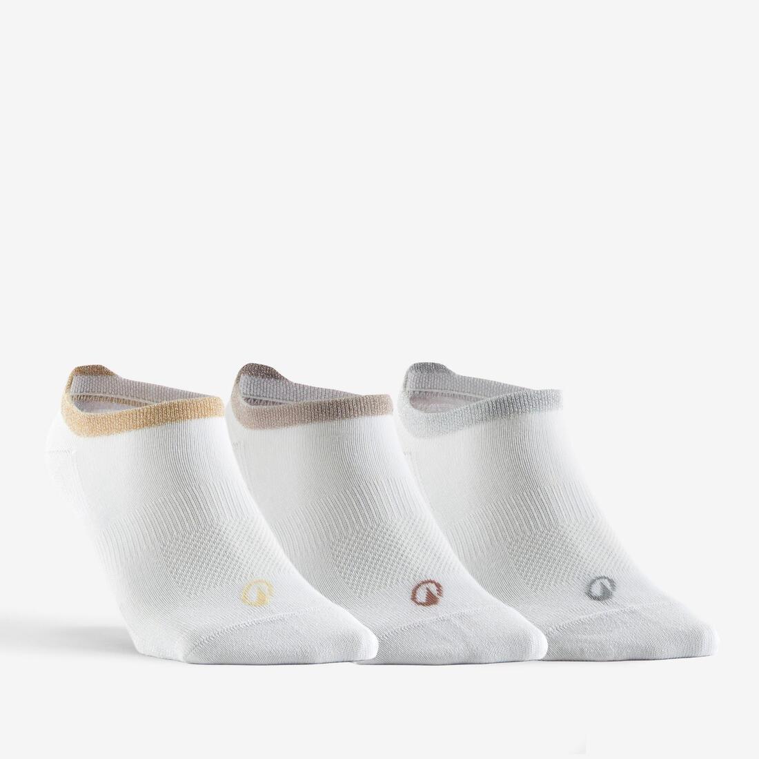 Low Sports Socks - Tri-Pack - RS 160, White, No Color, medium