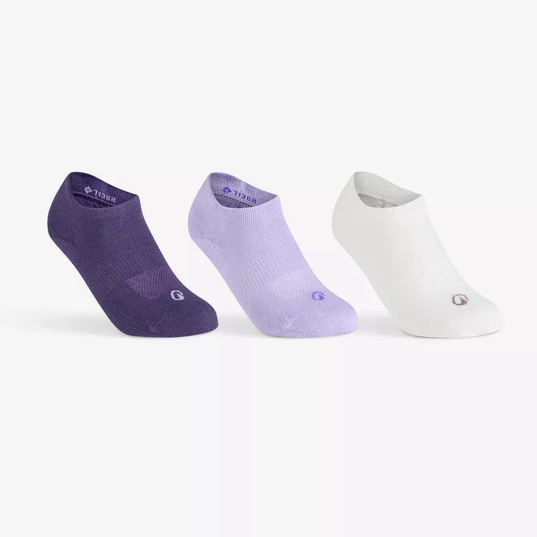 Low Sports Socks - Tri-Pack - RS 160, White, No Color, large image number 3