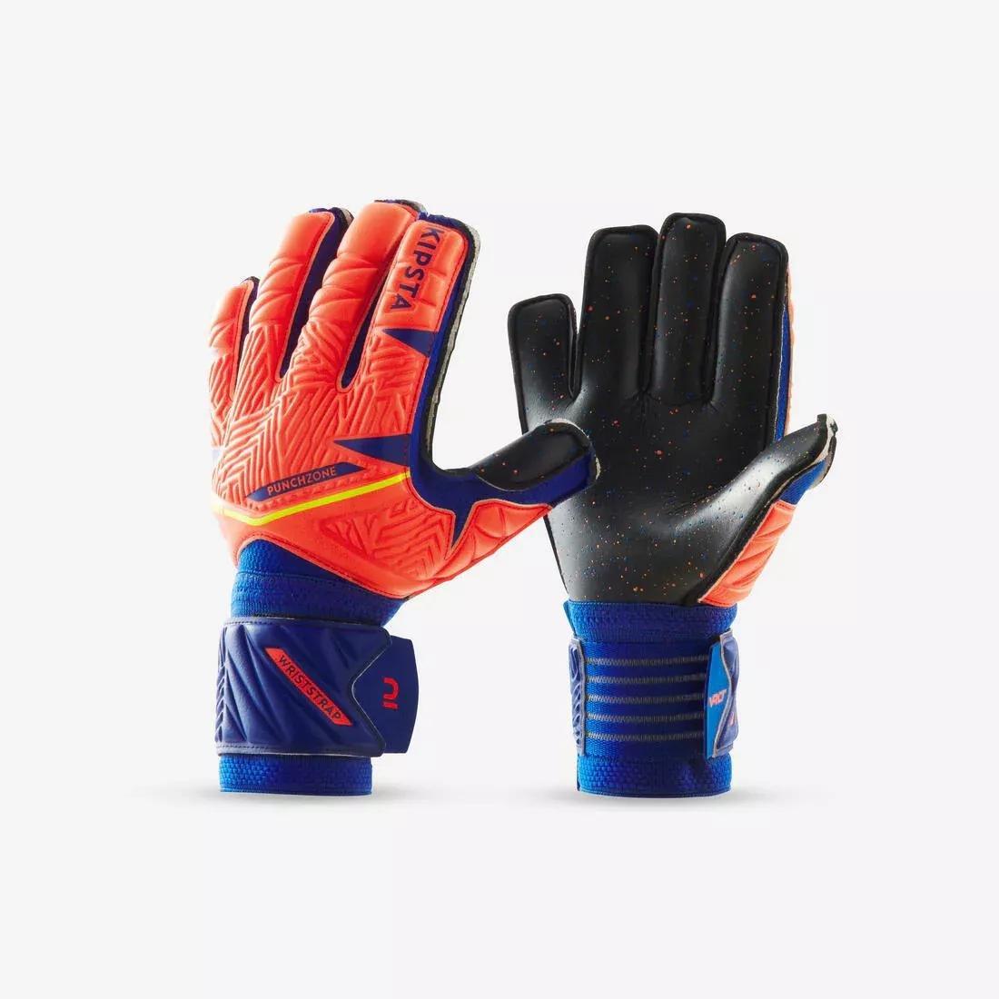 KIPSTA--GLOVES F500 VIRALTO SH IELDER ORANGE KID, , large image number 0