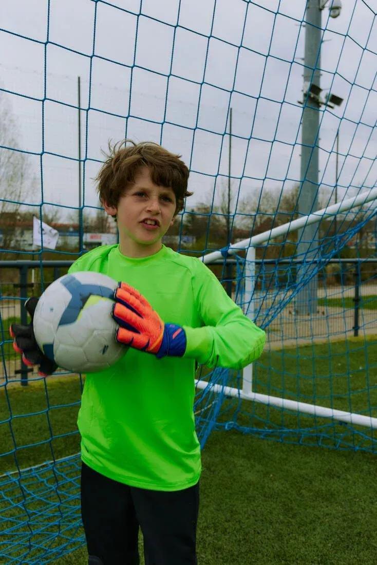 KIPSTA--GLOVES F500 VIRALTO SH IELDER ORANGE KID, , large image number 12