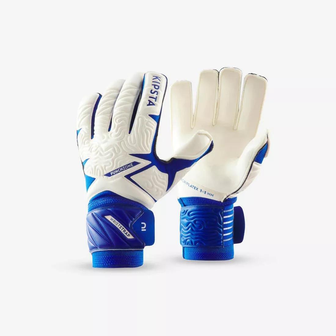 Unisex Football Goalkeeper Gloves - F500 Viralto, White, No Color, medium