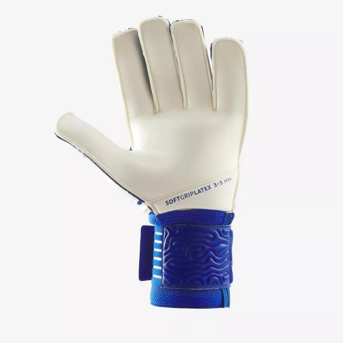Unisex Football Goalkeeper Gloves - F500 Viralto, White, , large image number 1