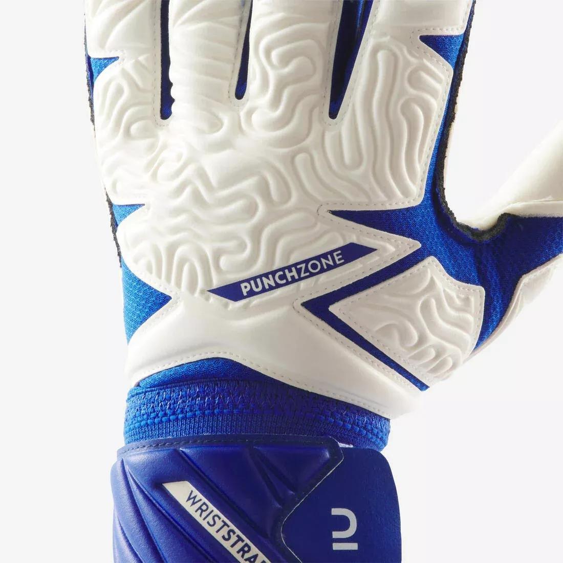 Unisex Football Goalkeeper Gloves - F500 Viralto, White, , large image number 5