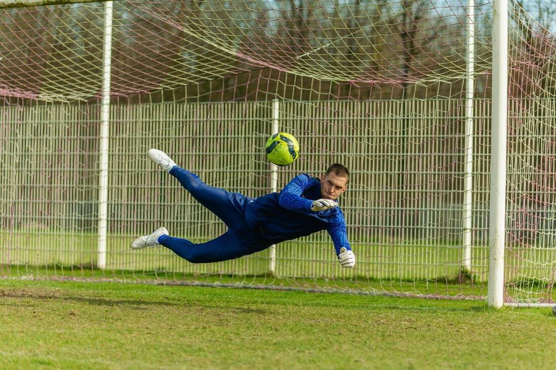 Unisex Football Goalkeeper Gloves - F500 Viralto, White, , large image number 8