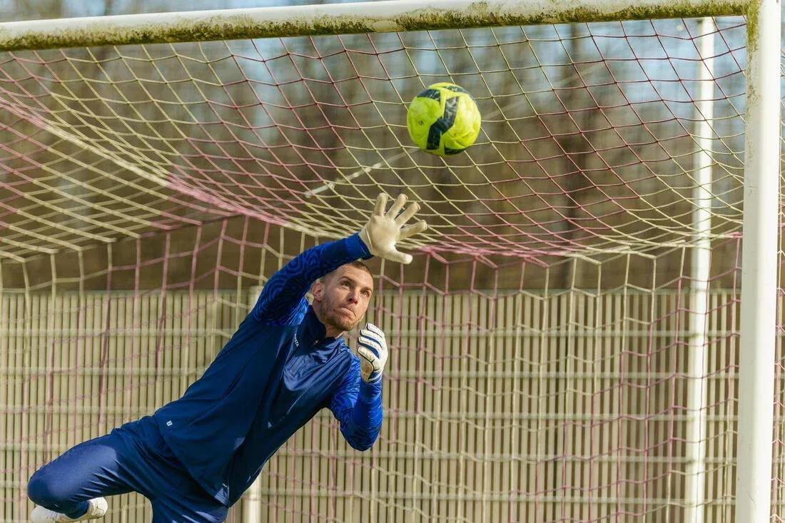 Unisex Football Goalkeeper Gloves - F500 Viralto, White, No Color, large image number 9