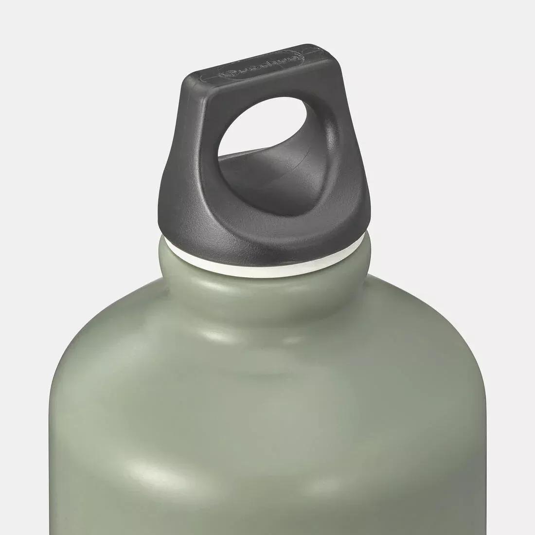 QUECHUA - 0.75L Aluminium Screw-Top Water Bottle, Green