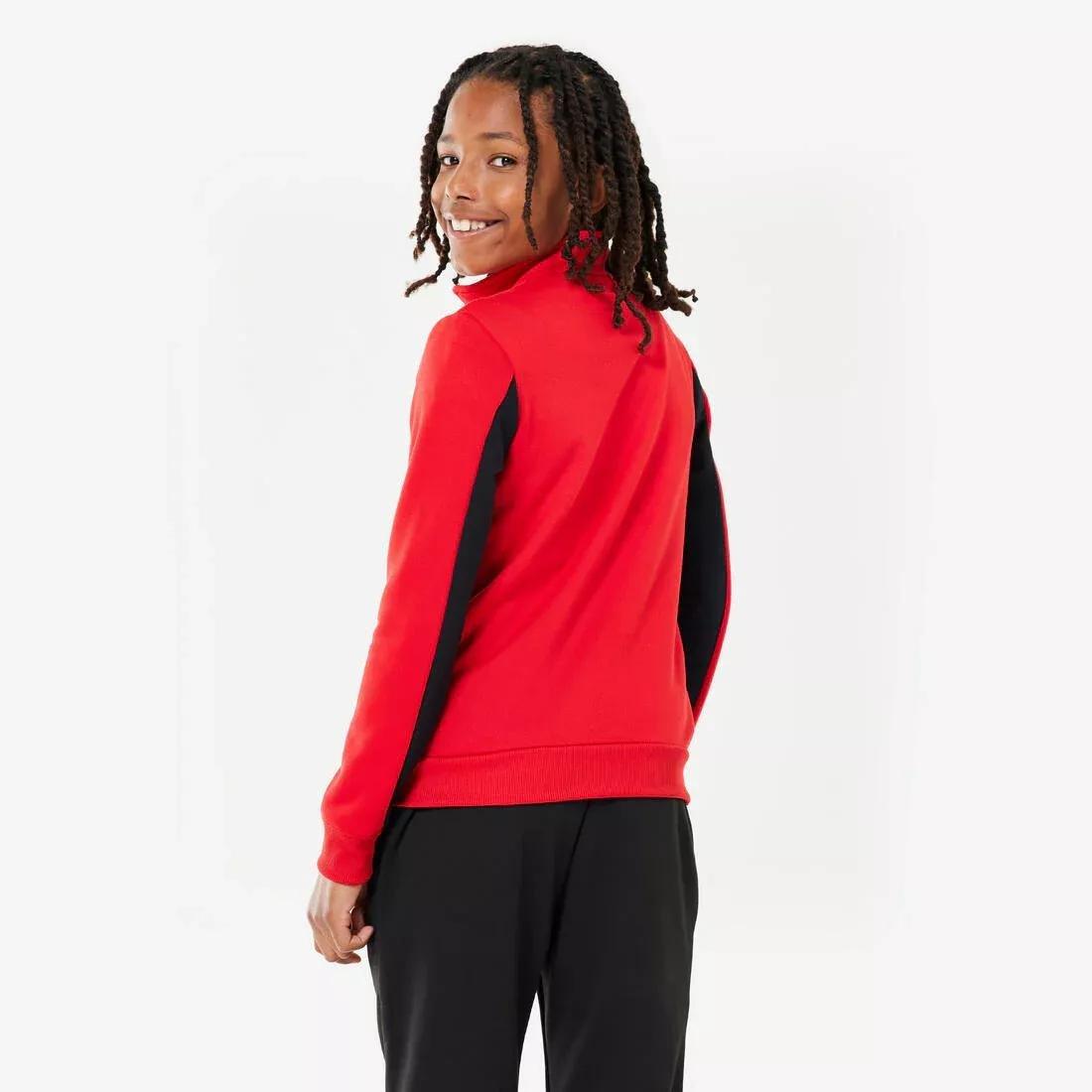 Kids Unisex Breathable Tracksuit, Red, No Color, large image number 5