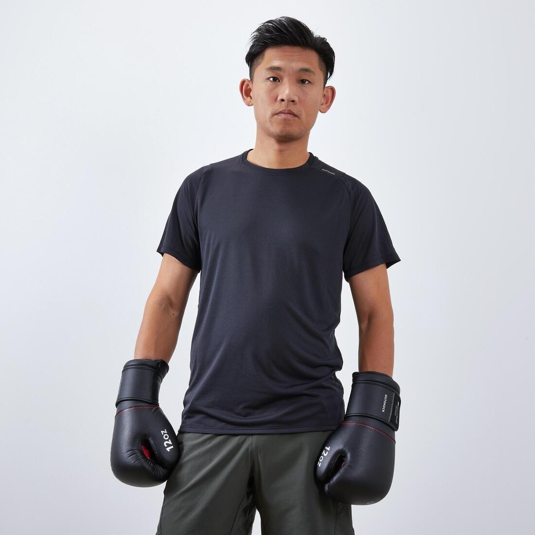 Unisex Ergonomic Boxing Gloves - 120, Black, No Color, large image number 3
