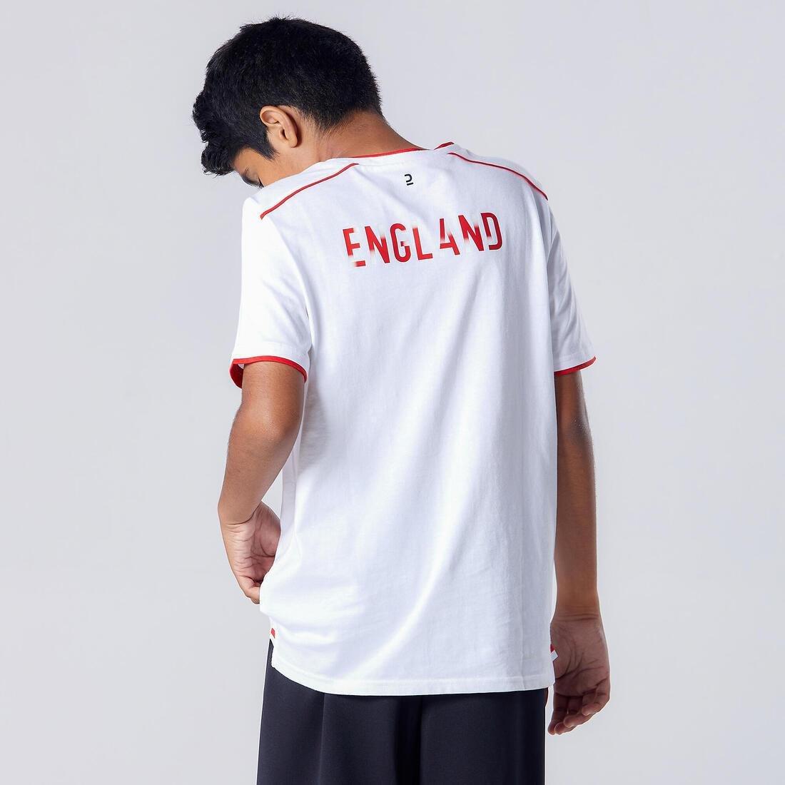 Unisex Kids England 2022 Shirt - Ff100, White, No Color, large image number 3