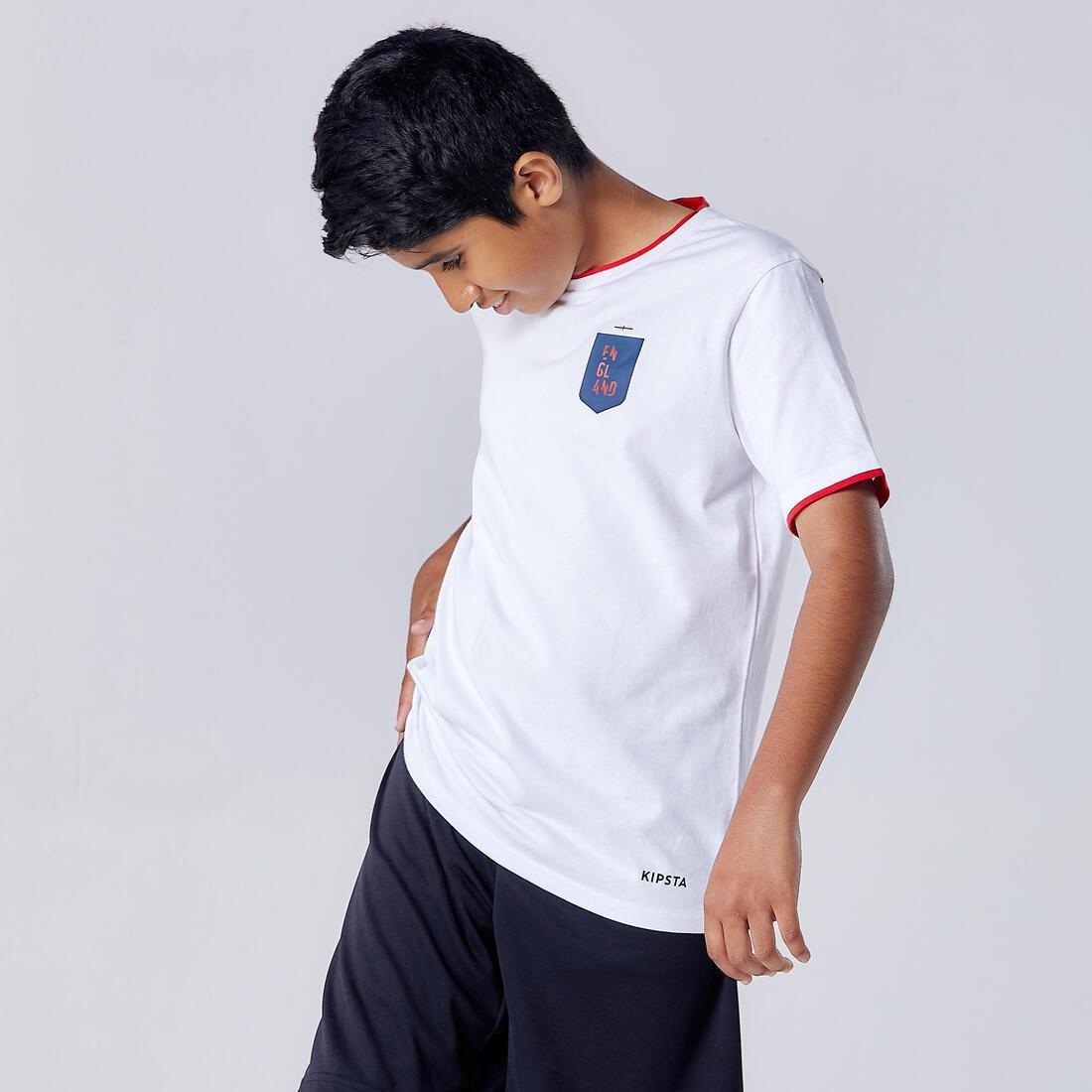 Unisex Kids England 2022 Shirt - Ff100, White, No Color, large image number 5