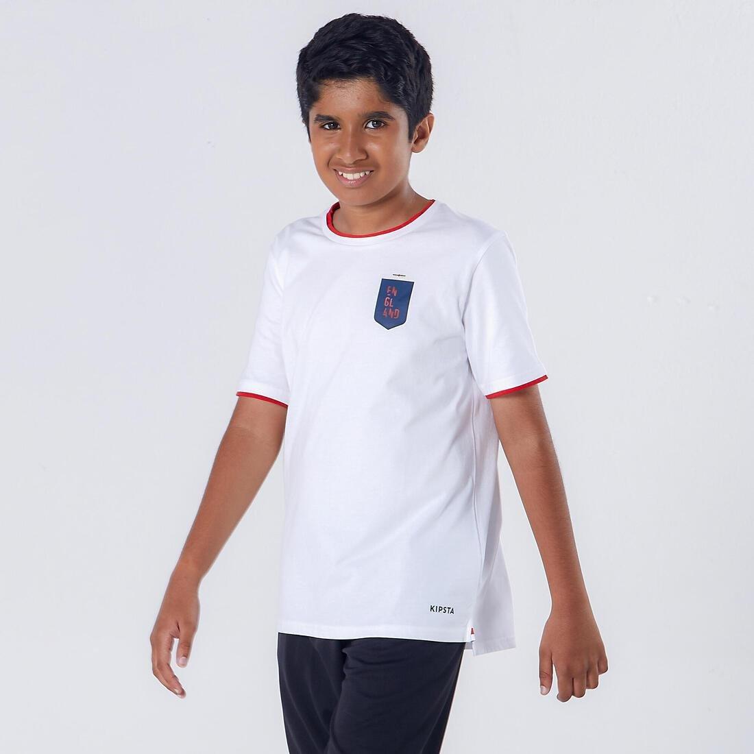 Unisex Kids England 2022 Shirt - Ff100, White, No Color, large image number 6