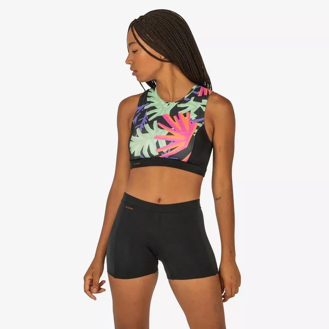 Women's Shorty Swimsuit, Black, , large image number 0