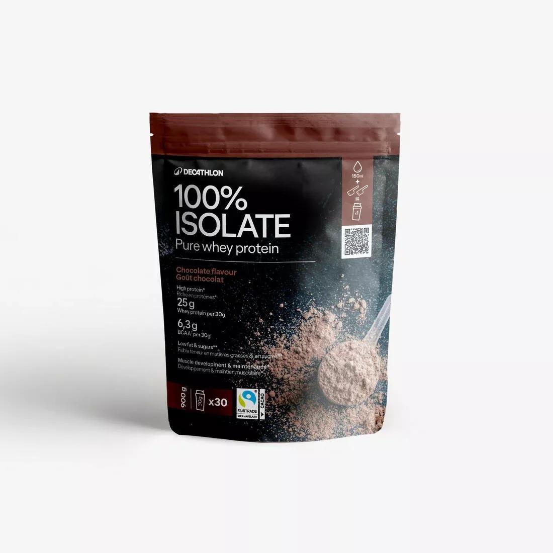 100% Pure Whey Isolate - 900g, Chocolate, No Color, large image number 0