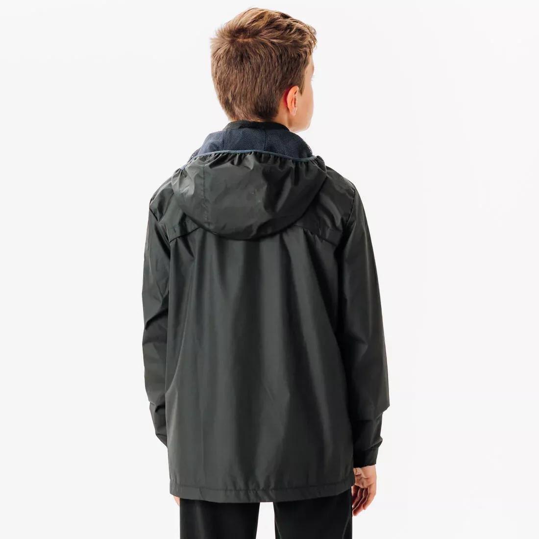 Rainproof Football Jacket Viralto Club, Black, No Color, large image number 4