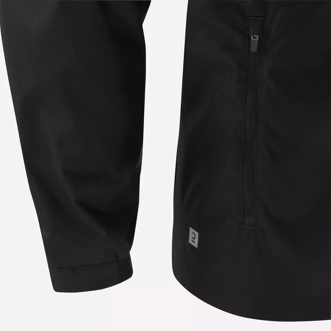 BLACK Rainproof Football Jacket Viralto Club - Black, No Color, large image number 4