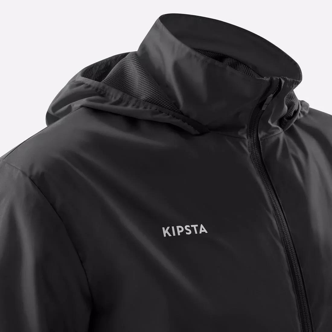 BLACK Rainproof Football Jacket Viralto Club - Black, , large image number 5