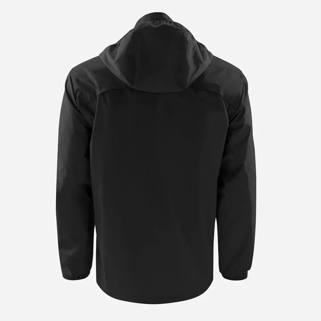 BLACK Rainproof Football Jacket Viralto Club - Black, , large image number 7