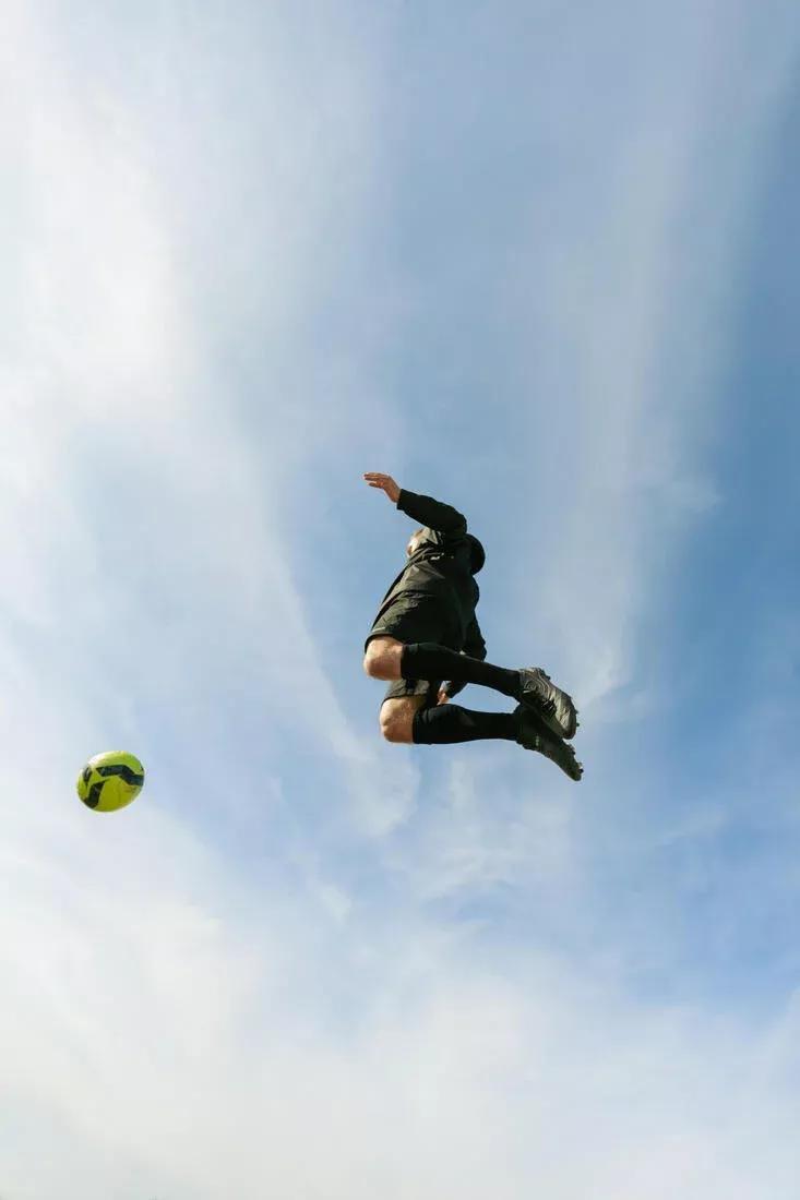 BLACK Rainproof Football Jacket Viralto Club - Black, No Color, large image number 10