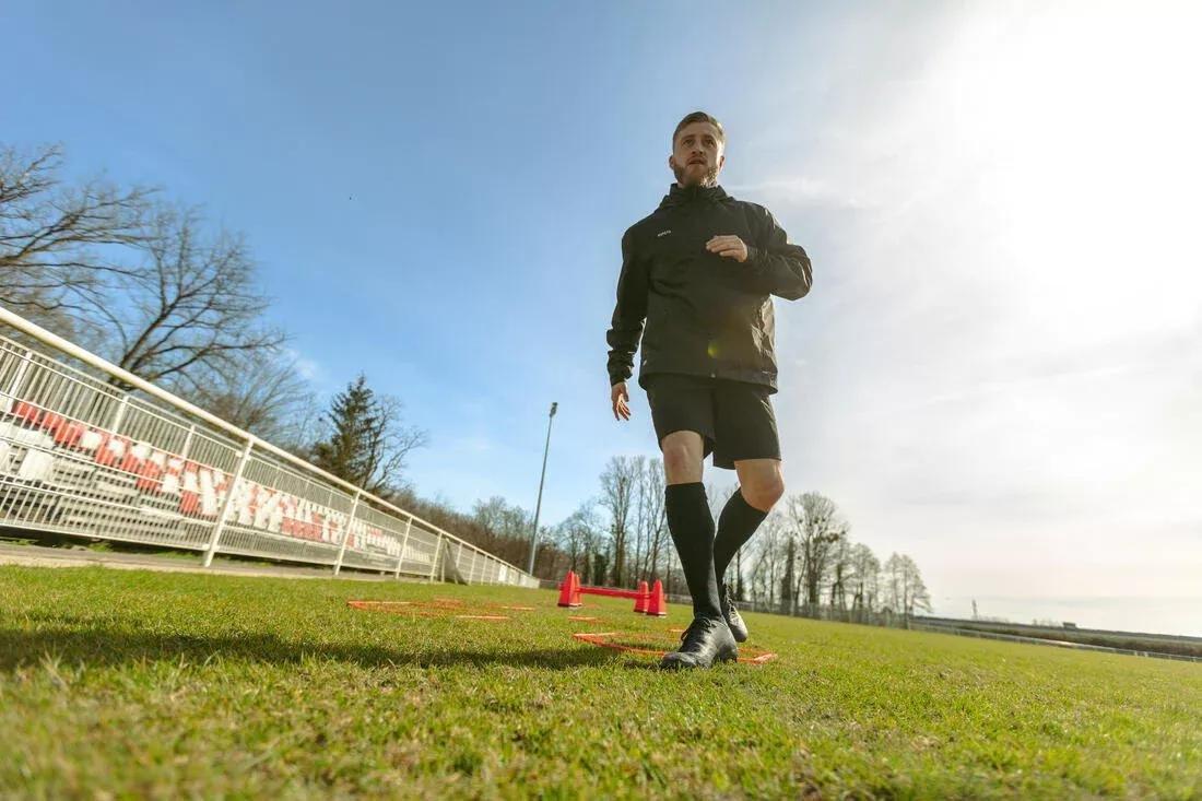 BLACK Rainproof Football Jacket Viralto Club - Black, No Color, large image number 12