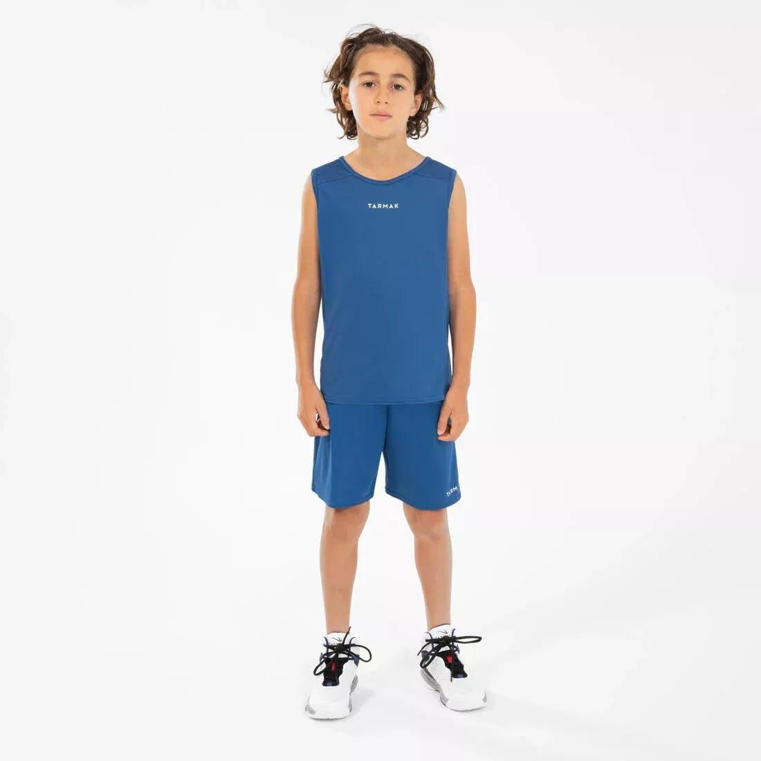 Kids Basketball Shorts - SH100, Blue, No Color, medium