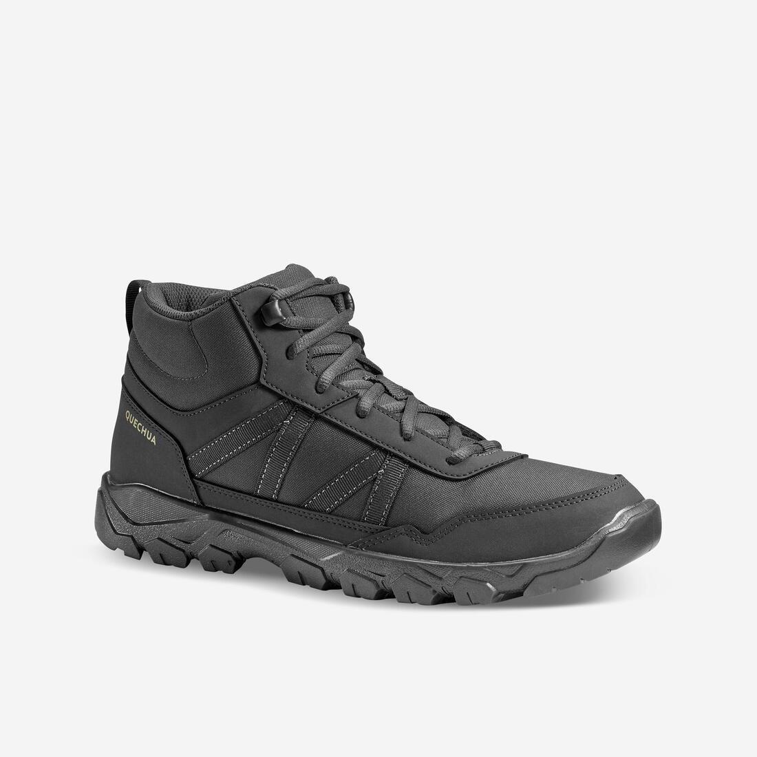 Men Hiking Boots - Nh100 Mid, Grey, , medium