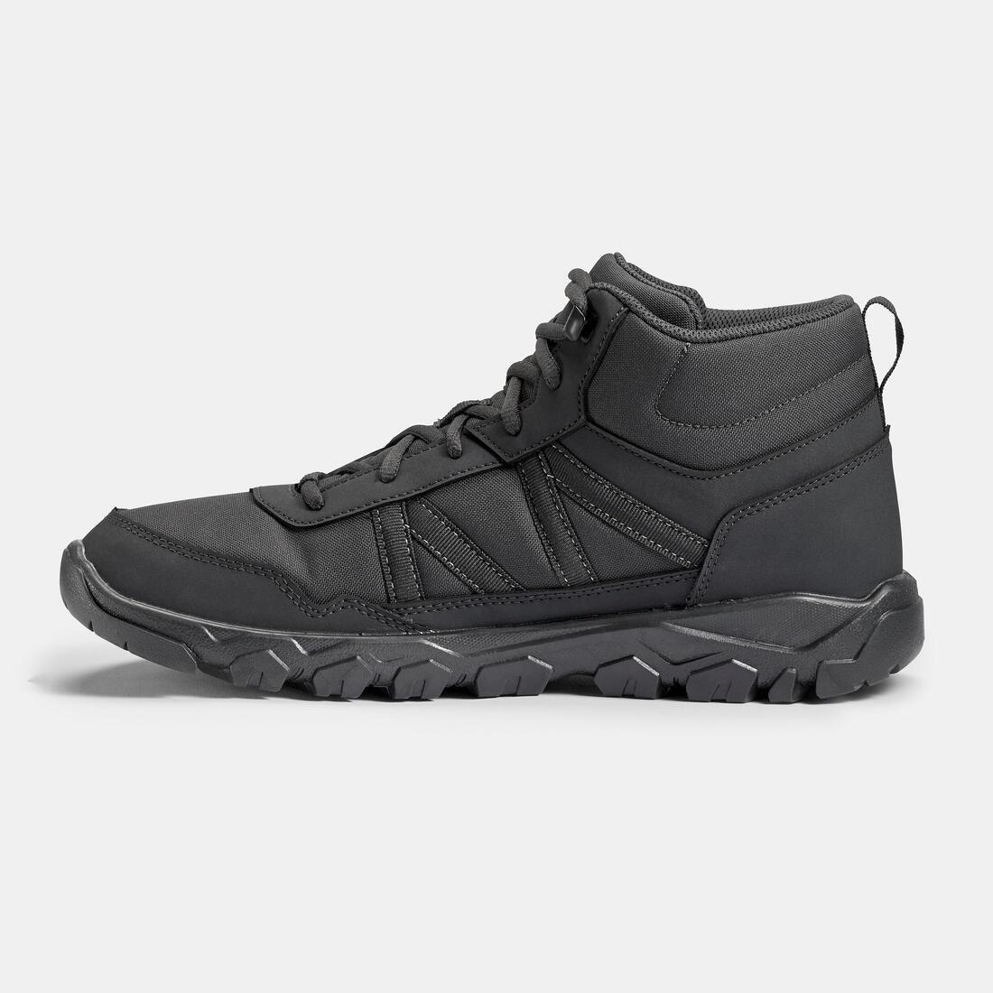 Men Hiking Boots - Nh100 Mid, Grey, , large image number 1
