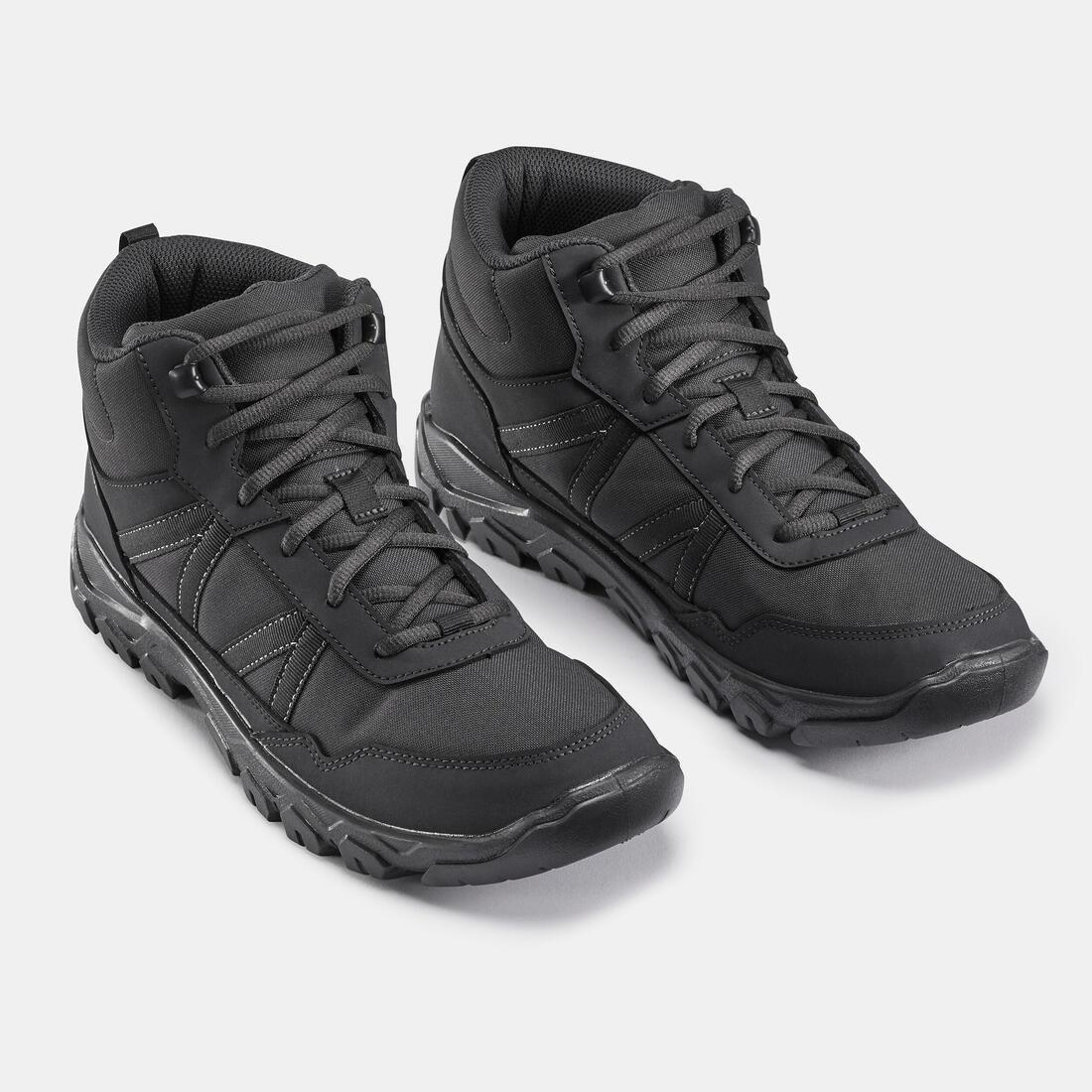 Men Hiking Boots - Nh100 Mid, Grey, , large image number 3