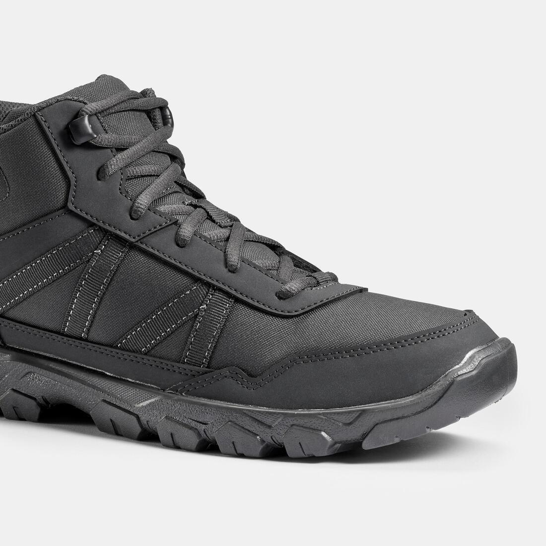 Men Hiking Boots - Nh100 Mid, Grey, , large image number 6
