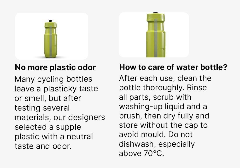 Cycling Water Bottle Softflow - 650 Ml M, Yellow, No Color, medium
