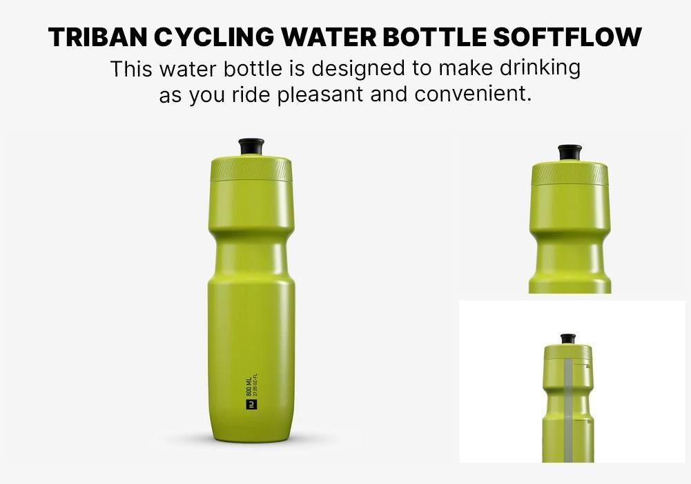 Cycling Water Bottle Softflow - 800 Ml L, Yellow, No Color, large image number 18