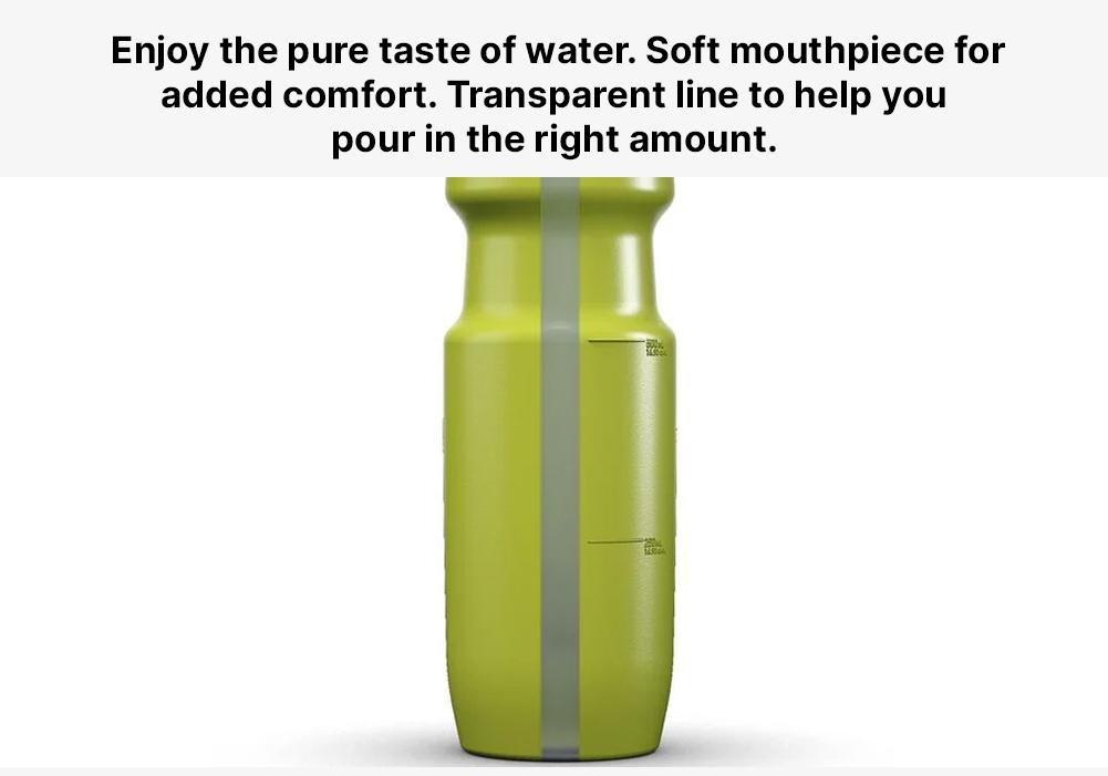 Cycling Water Bottle Softflow - 800 Ml L, Yellow, No Color, large image number 19