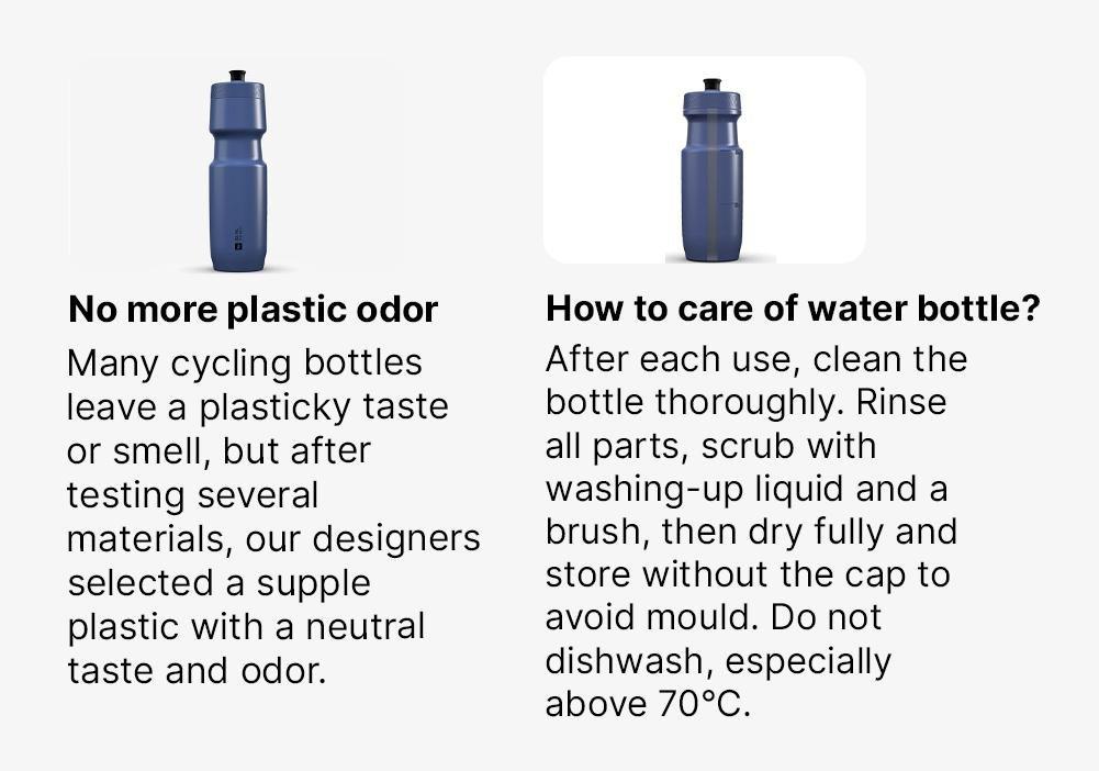 Cycling Water Bottle Softflow - 800 Ml L, Blue, No Color, large image number 17