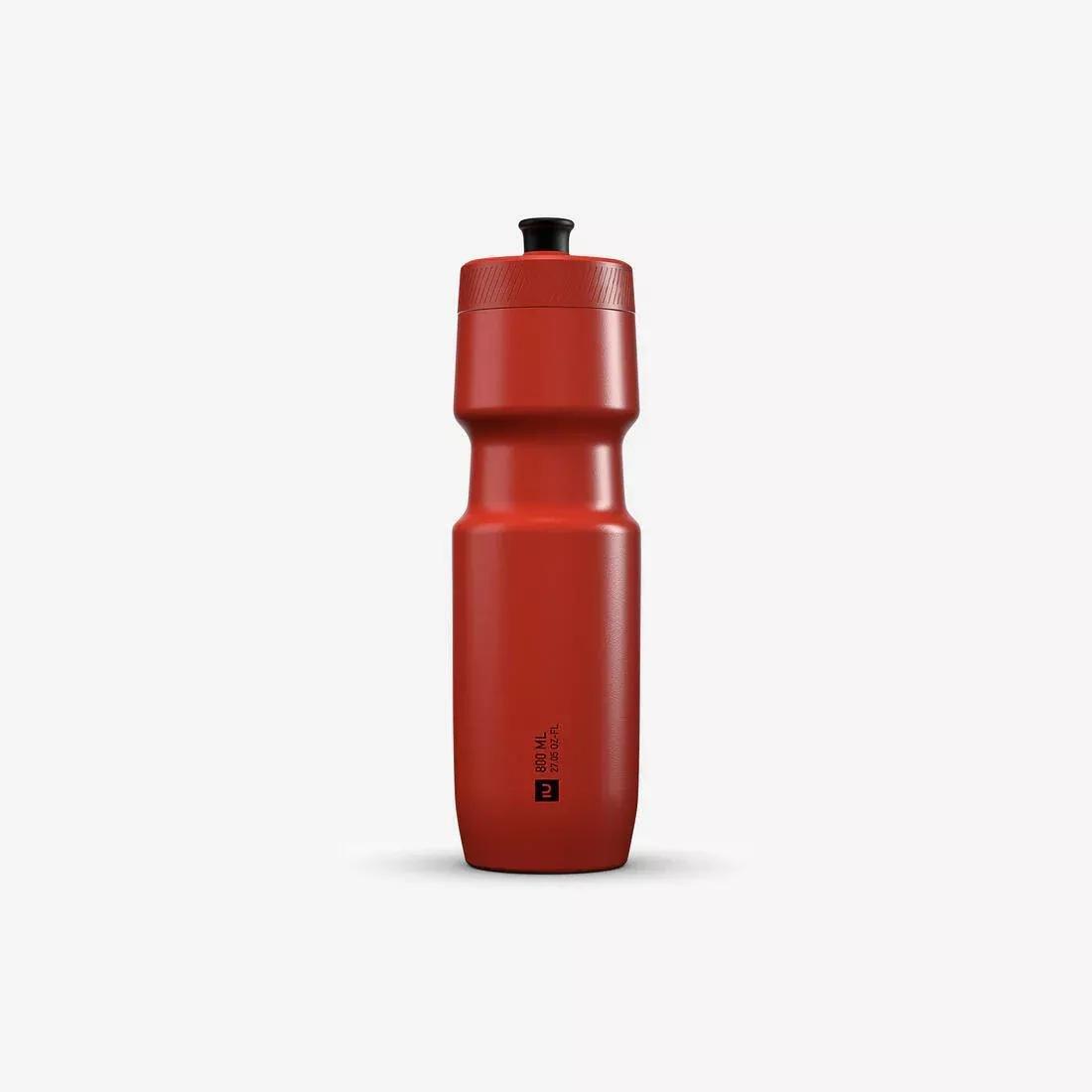 DECATHLON - Cycling Water Bottle Softflow - 800 Ml L, Red