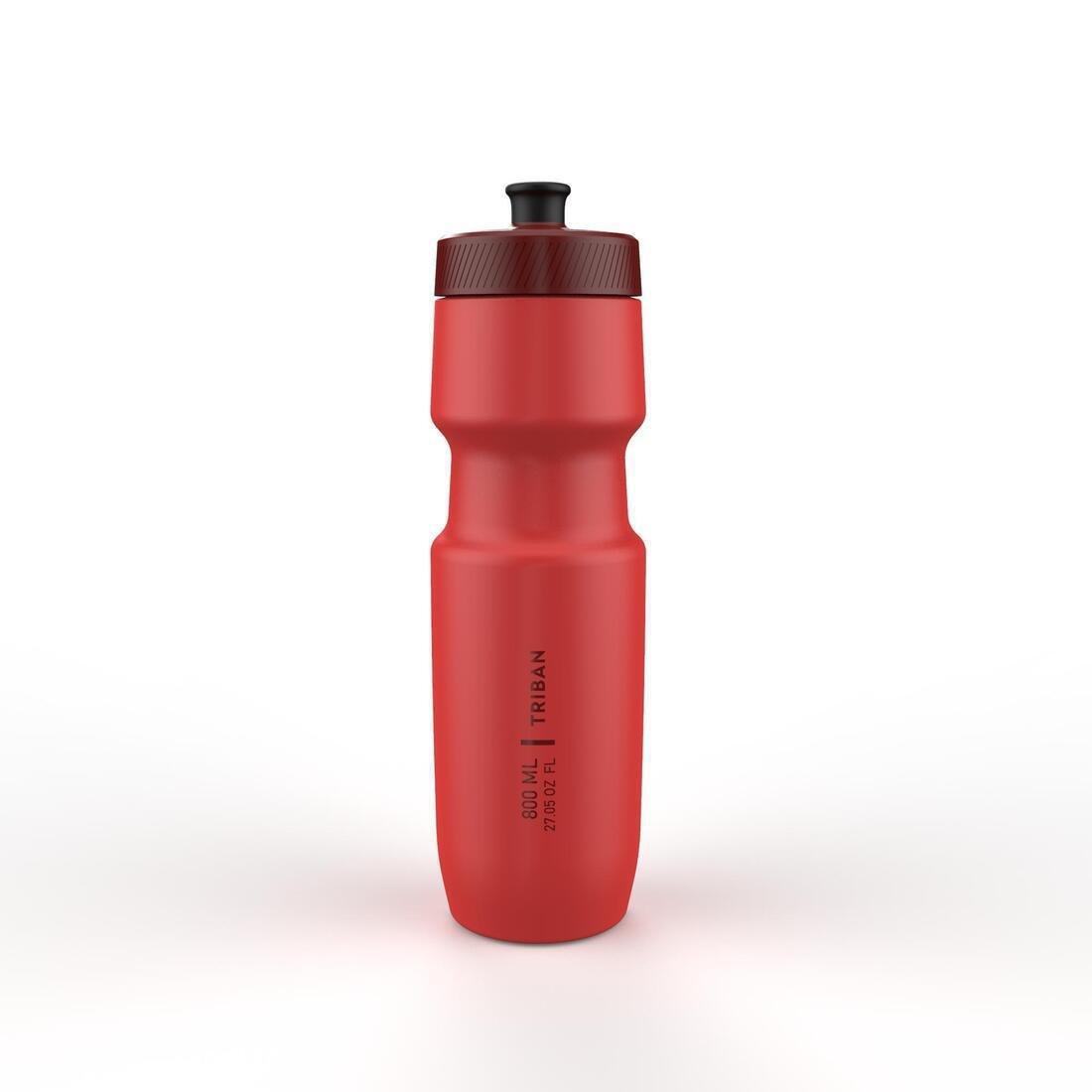 DECATHLON - Cycling Water Bottle Softflow - 800 Ml L, Red
