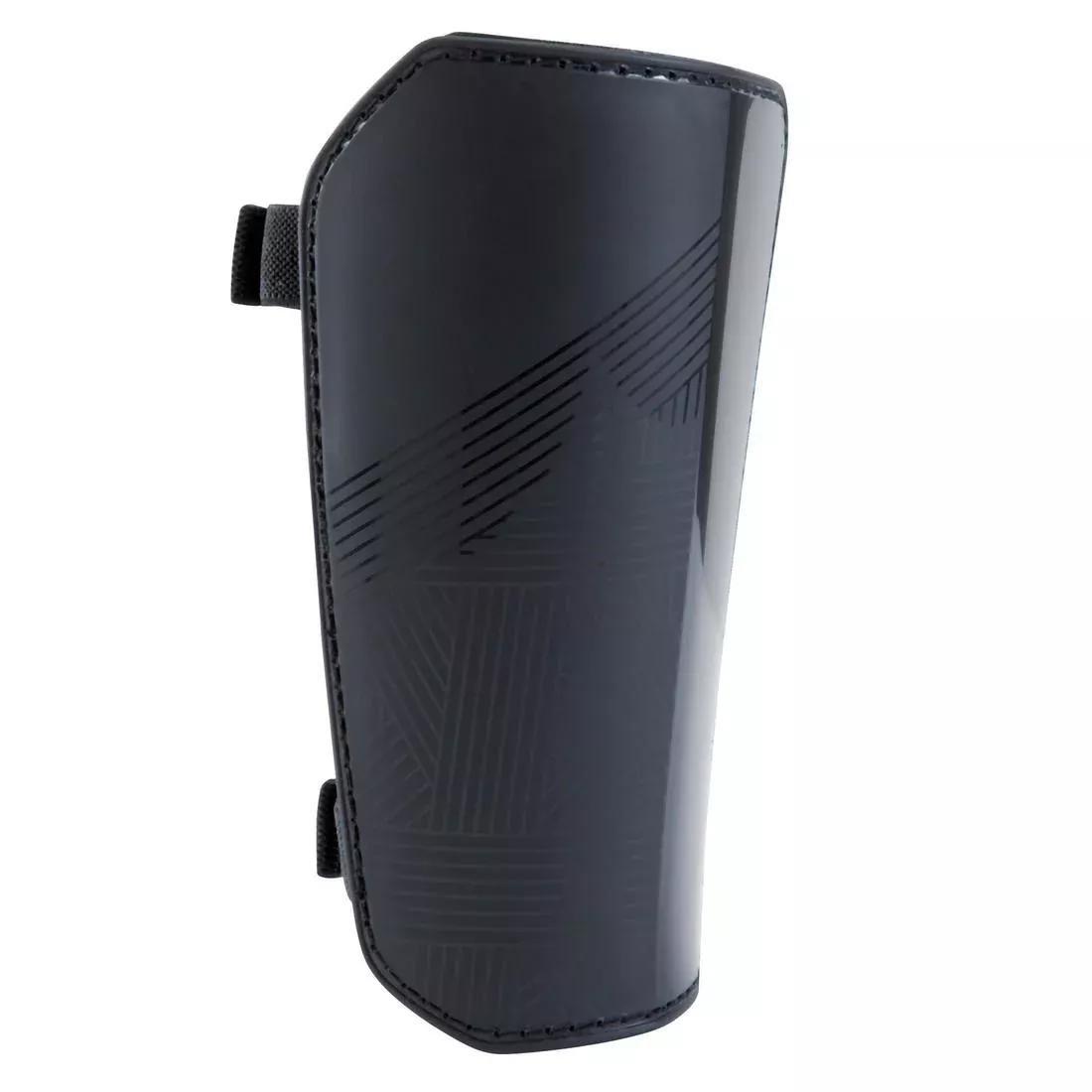 Unisex Football Shin Pads - Essential 100, Black, , large