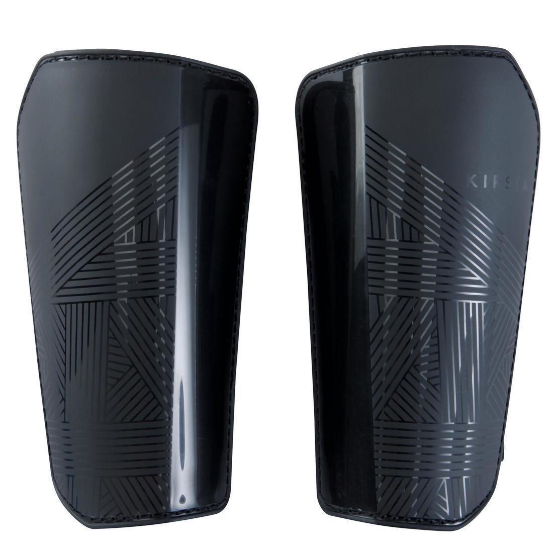 Unisex Football Shin Pads - Essential 100, Black, , large image number 1