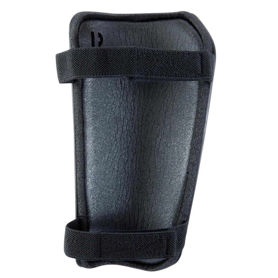 Unisex Kids Football Shin Pads - Essential 100, Black, No Color, medium