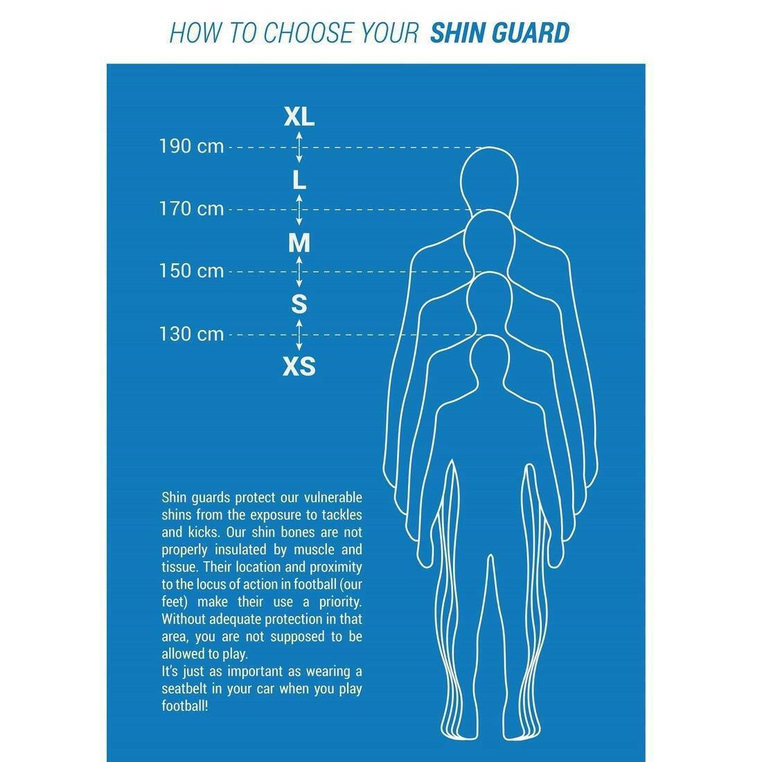 Unisex Kids Football Shin Pads - Essential 100, Black, No Color, medium