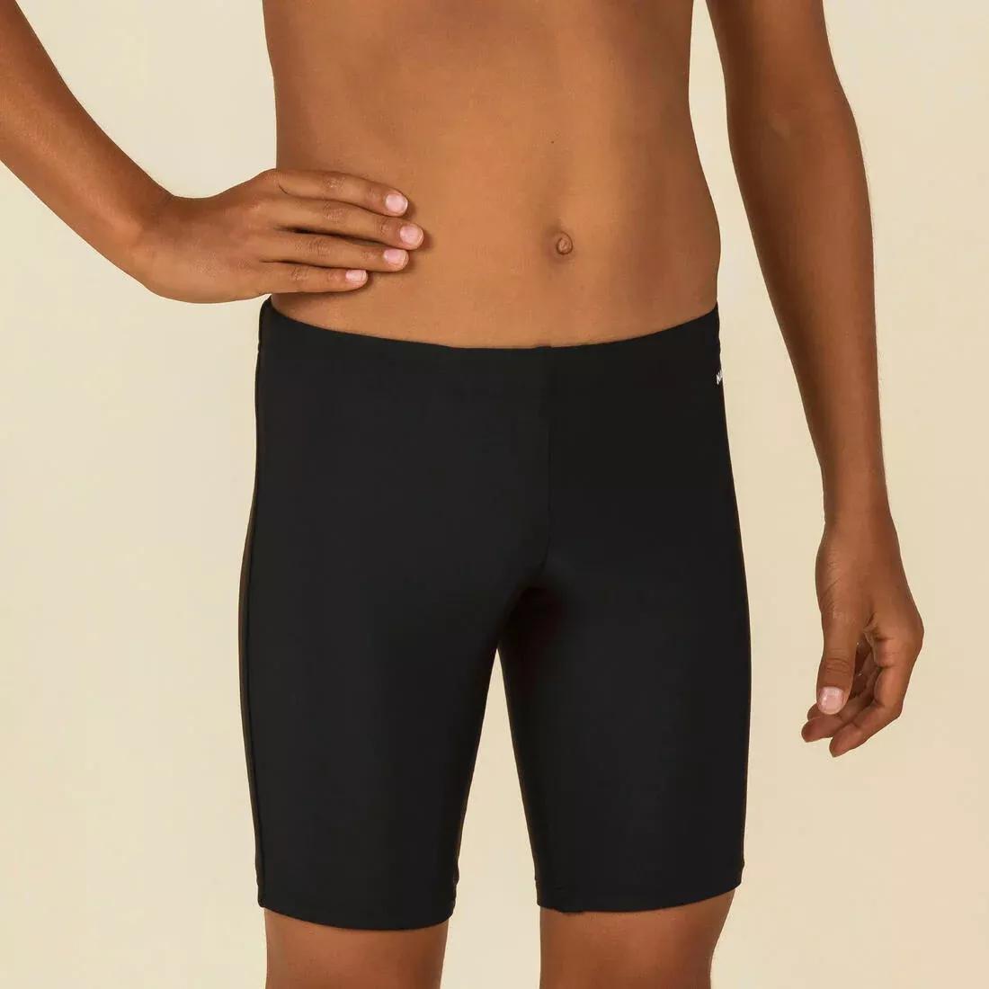 Kids Boys swimming swimsuit jammer - 100 basic, Black, No Color, large image number 2