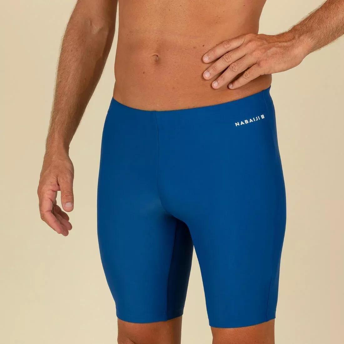 Kids Boys Swimming Swimsuit Jammer 100 Basic, Blue, No Color, medium