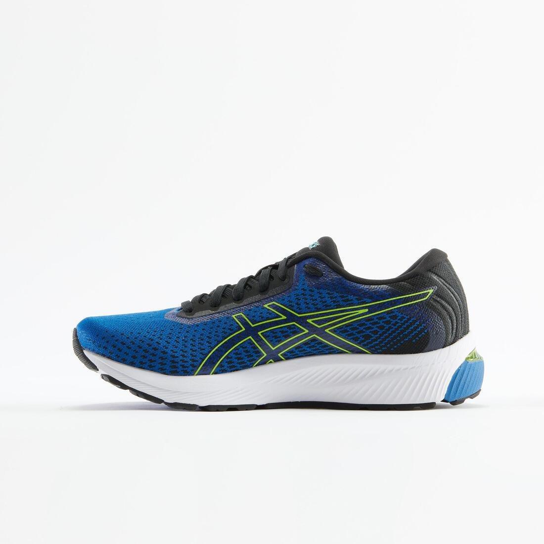 Men Running Shoes Asics Gel Stratus Knit2, Blue / Yellow, No Color, large image number 6