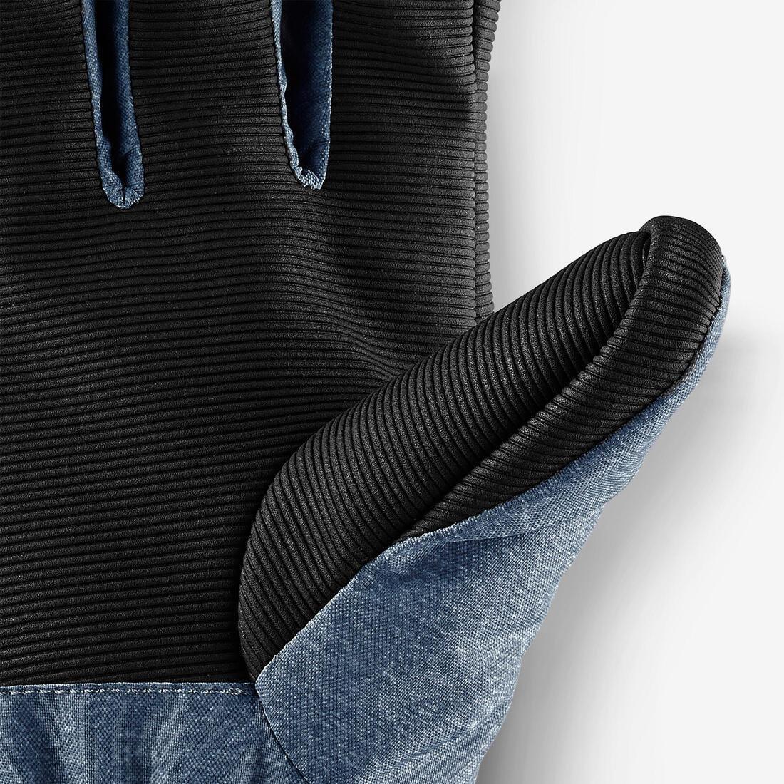 Kids Unisex Skiing Gloves, 6-14 Years, Made From 29% Recycled Polyester - GL 500, Navy, No Color, large image number 3